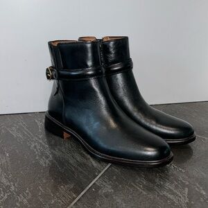 Franco Sarto Black Leather Boots